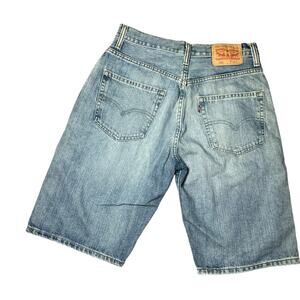 Vtg Y2K Levi’s 569 Denim High Waisted Bermuda Shorts Jorts 30 Classic Casual
